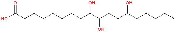 Octadecanoic acid, 9,10,13 trihydroxy 